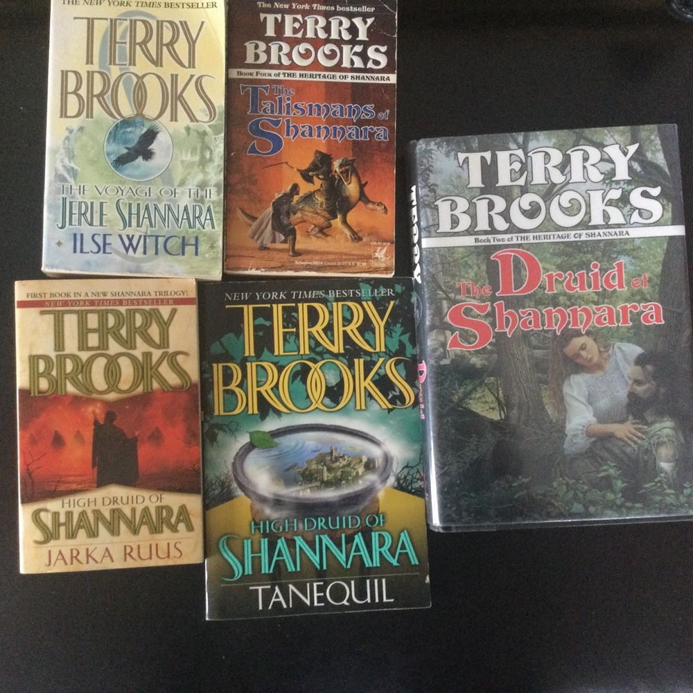 Lot Of Terry Brooks Books inc First Edition Hardcover Novels Fantasy
